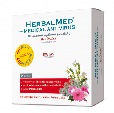 Dr. Weiss HerbalMed MEDICAL, 20 pastilek