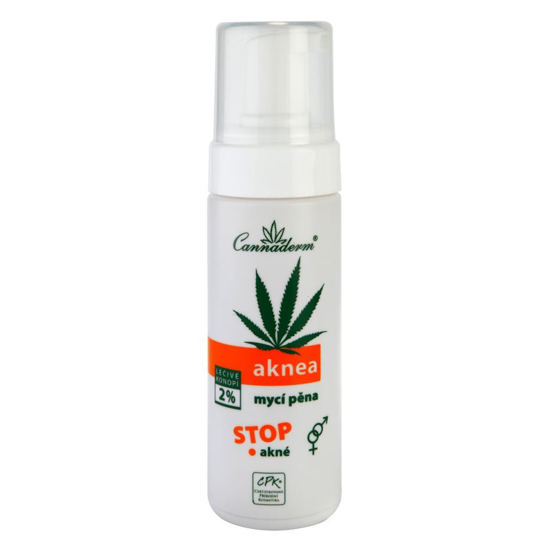 Cannaderm Aknea mycí pěna, 180ml