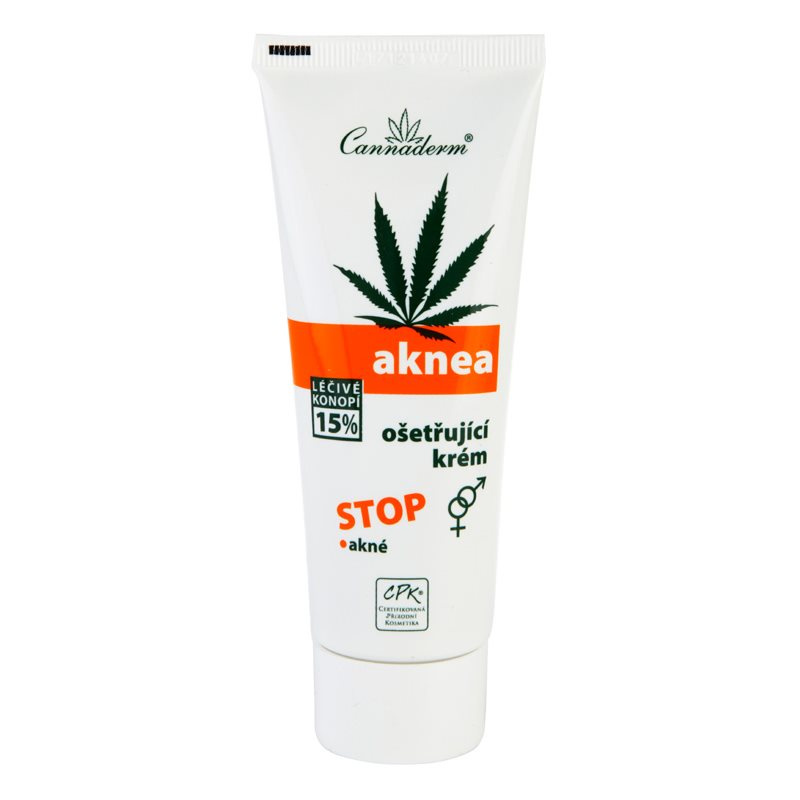 Cannaderm Aknea ošetřující krém, 75g