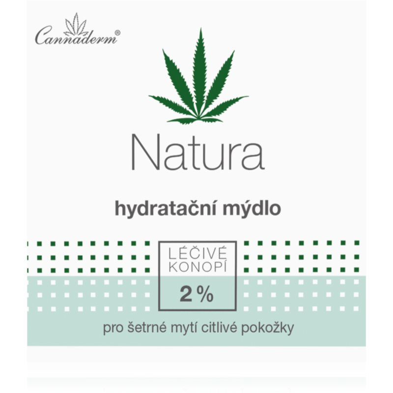 Cannaderm Natura hydratační mýdlo, 100 g