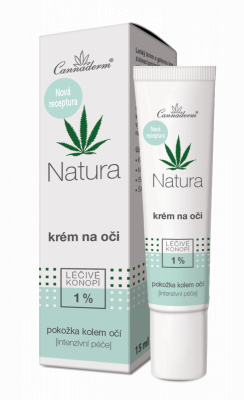 Cannaderm Natura krém na oči , 15 ml