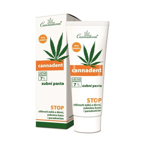 Cannaderm Cannadent zubní pasta, 75 g