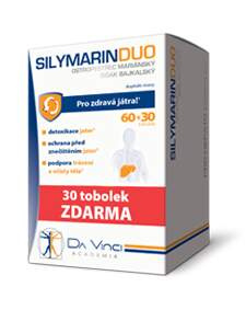 DA VINCI ACADEMIA Silymarin Duo 60 + 30 tobolek ZDARMA