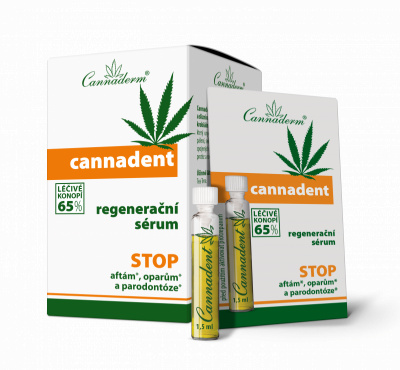 Cannaderm Cannadent regenerační sérum, 10x1,5 ml