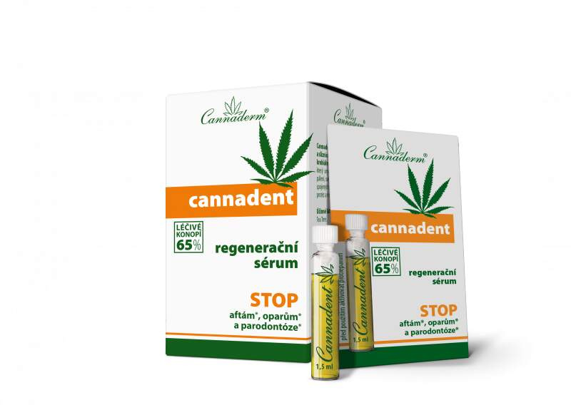 Cannaderm Cannadent regenerační sérum, 10x1,5 ml