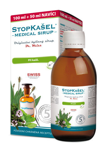Dr. Weiss STOPKAŠEL Medical sirup Dr. Weiss, 200+100ml NAVÍC