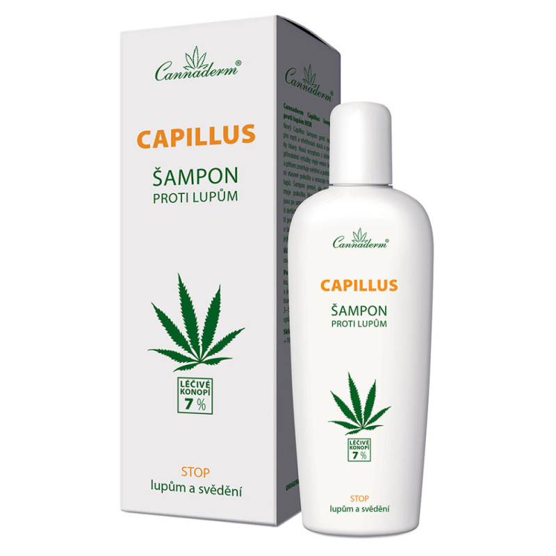 Cannaderm Capillus šampon proti lupům, 150ml
