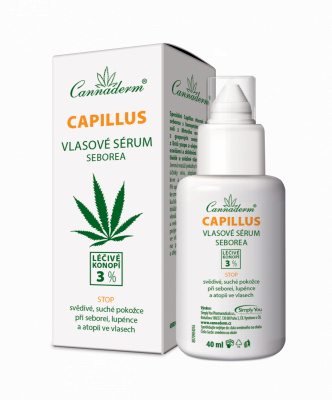 Cannaderm Capillus vlasové sérum seborea, 40ml