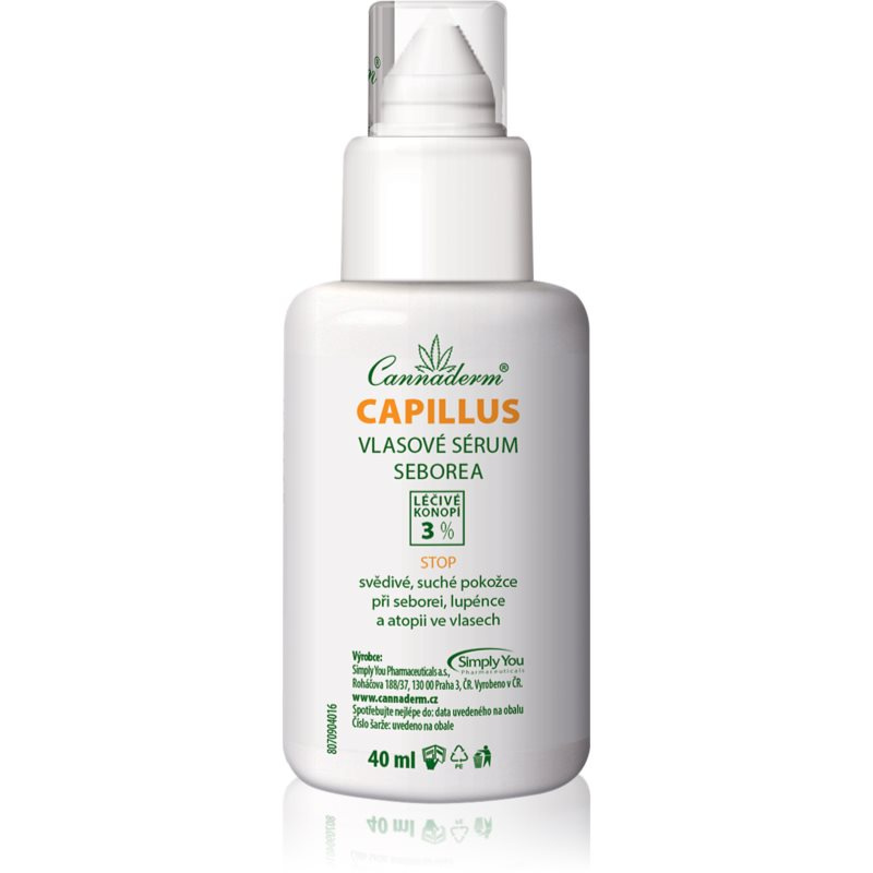 Cannaderm Capillus vlasové sérum seborea, 40ml