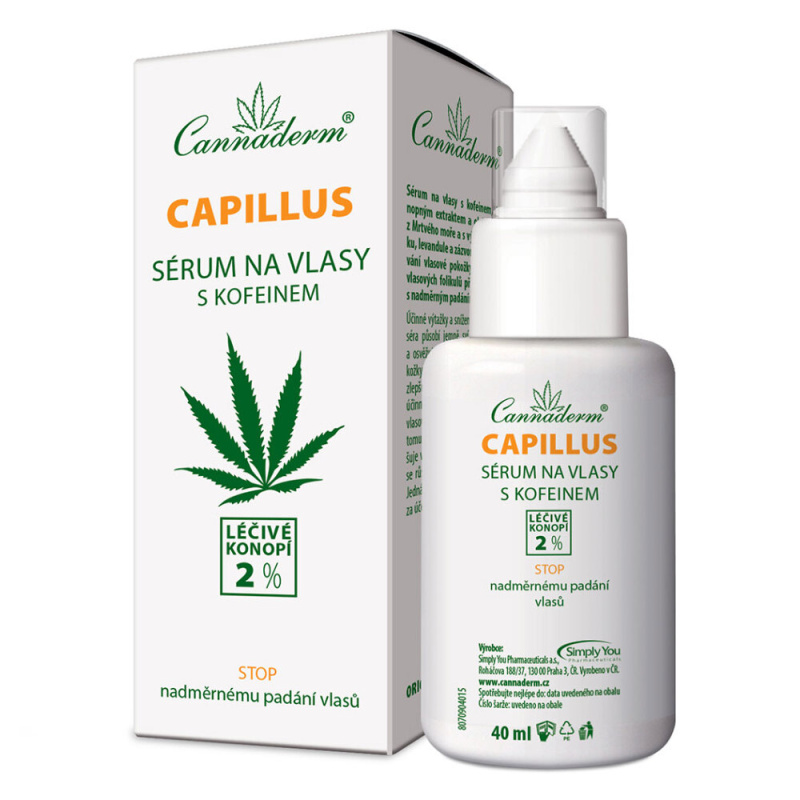 Cannaderm Capillus sérum na vlasy s kofeinem, 40ml
