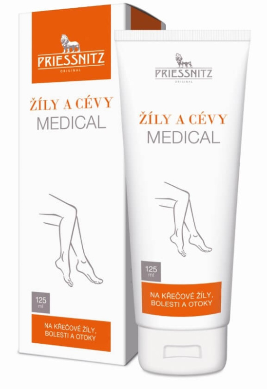 Priessnitz Žíly a cévy Medical, 125 ml