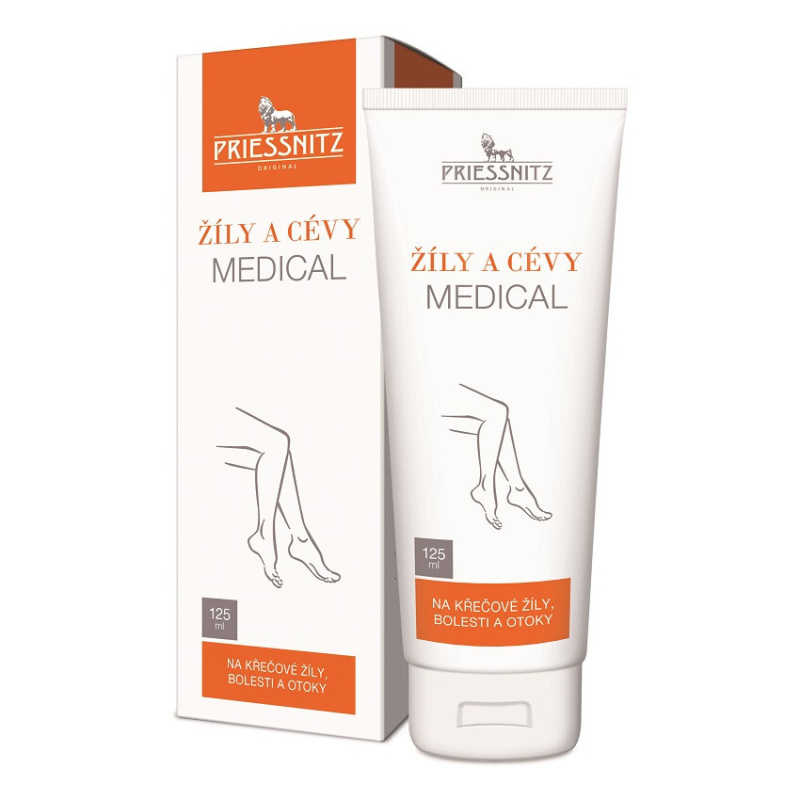 Priessnitz Žíly a cévy Medical, 125 ml