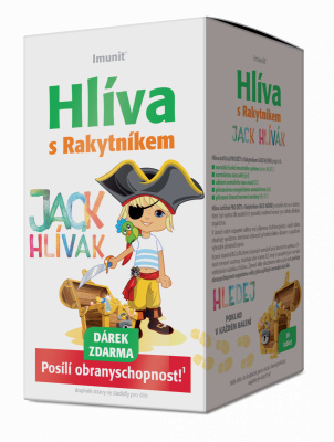 Imunit Hlíva JACK HLÍVÁK s rakytníkem pro děti, 30 tablet