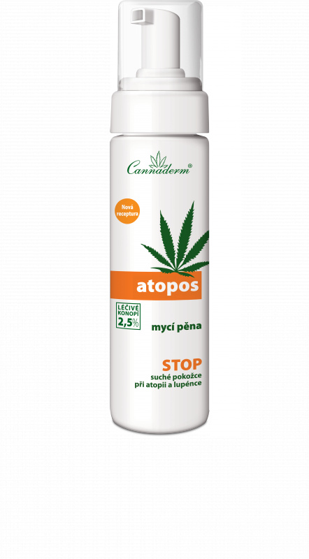 Cannaderm Atopos mycí pěna, 180ml