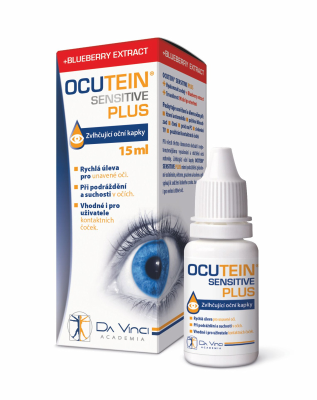 Da Vinci Academia Ocutein Sensitive Plus oční kapky, 15 ml