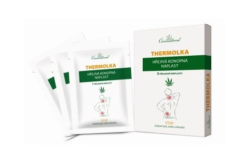 Cannaderm thermolka HŘEJIVÁ NÁPLAST, 3 ks