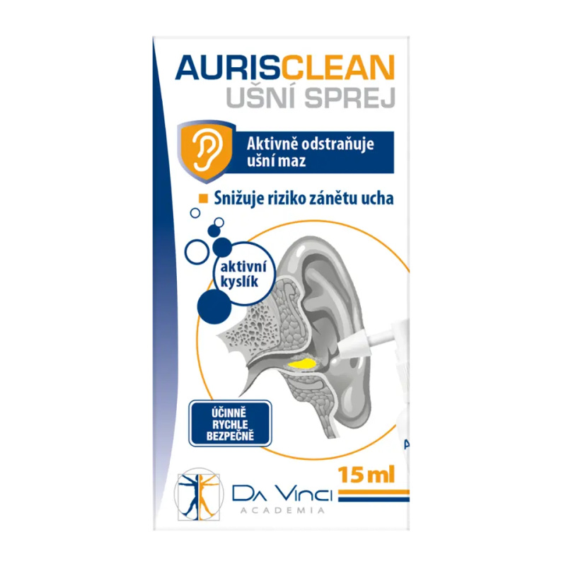 Da Vinci Academia AurisClean ušní sprej, 15ml