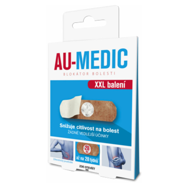 AU-MEDIC blokátor bolesti, 28 ks
