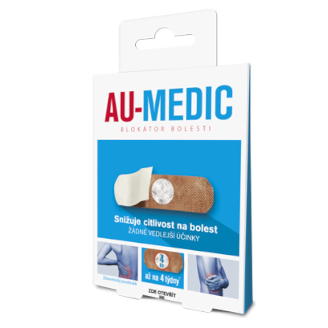 AU-MEDIC blokátor bolesti, 4 ks