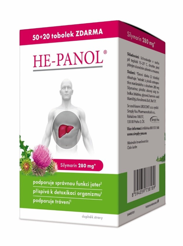HE-PANOL HE-PANOL,50+20 tablet zdarma