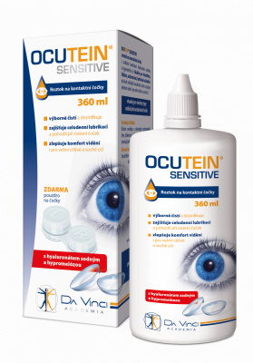 Da Vinci Academia Ocutein SENSITIVE roztok na kontaktní čočky, 360ml