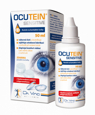 Da Vinci Academia Ocutein SENSITIVE roztok na kontaktní čočky, 50 ml