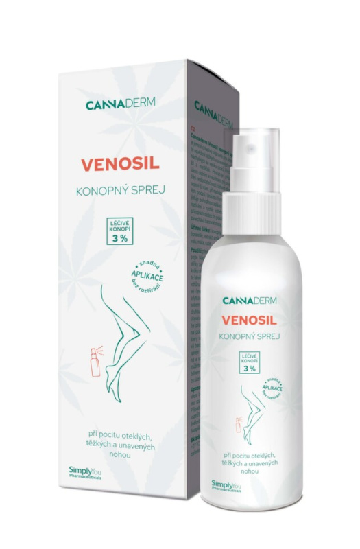 Cannaderm Venosil konopný sprej, 150 ml