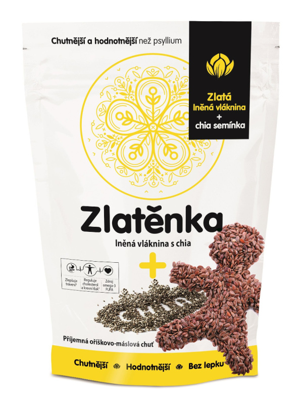 ZLATĚNKA lněná vláknina a chia 300 g