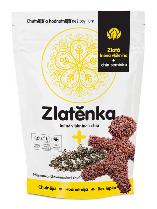 ZLATĚNKA lněná vláknina a chia 300 g