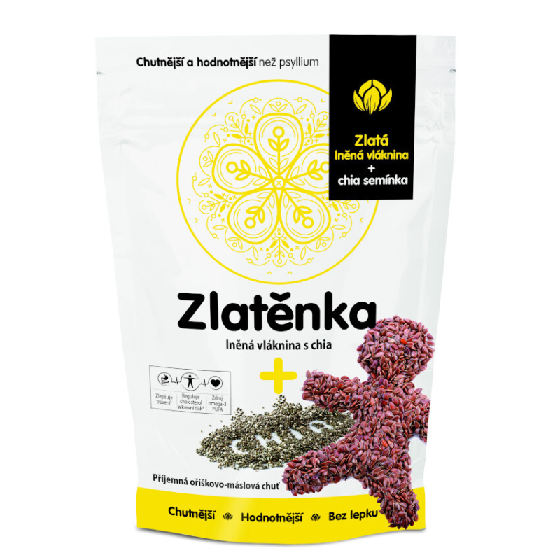 ZLATĚNKA lněná vláknina a chia 300 g
