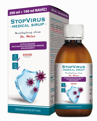 Dr. Weiss STOPVIRUS Medical sirup Dr. Weiss, 200+100ml NAVÍC