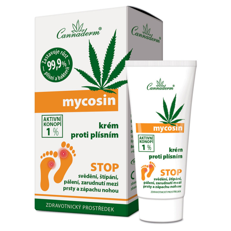 Cannaderm Mycosin krém proti plísním, 30 ml