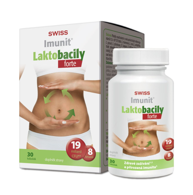 Imunit Laktobacily SWISS FORTE, 30 tobolek