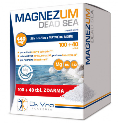 Da Vinci Academia Magnezum Dead Sea, 100+40 tablet