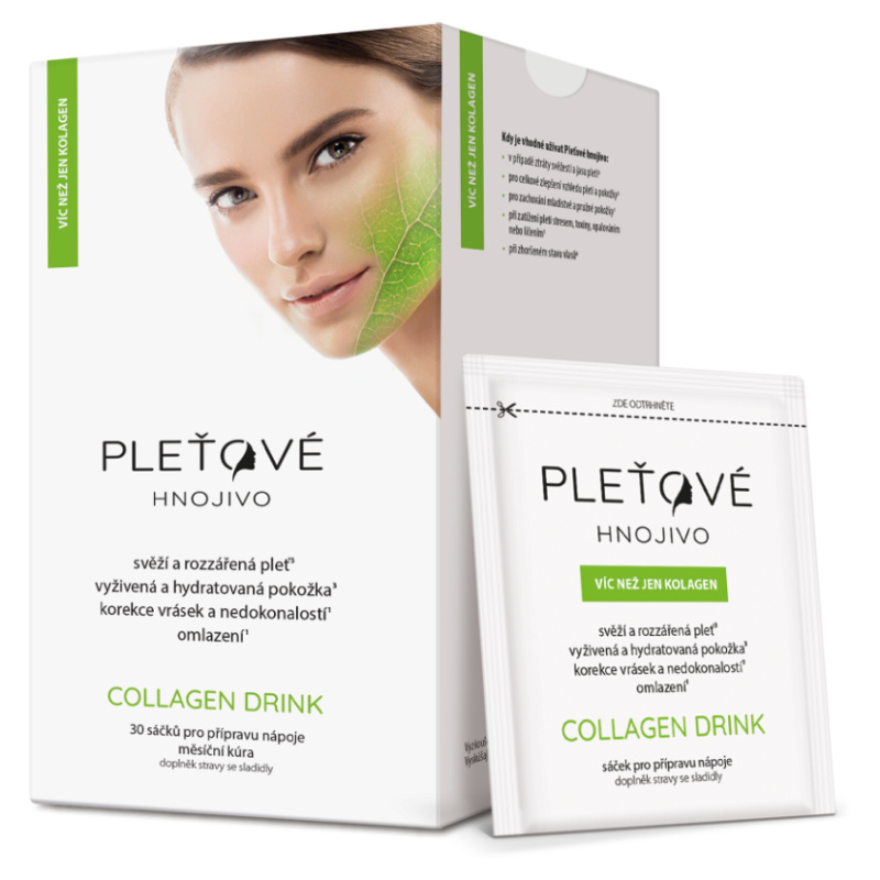 Pleťové hnojivo collagen drink, 30x8g