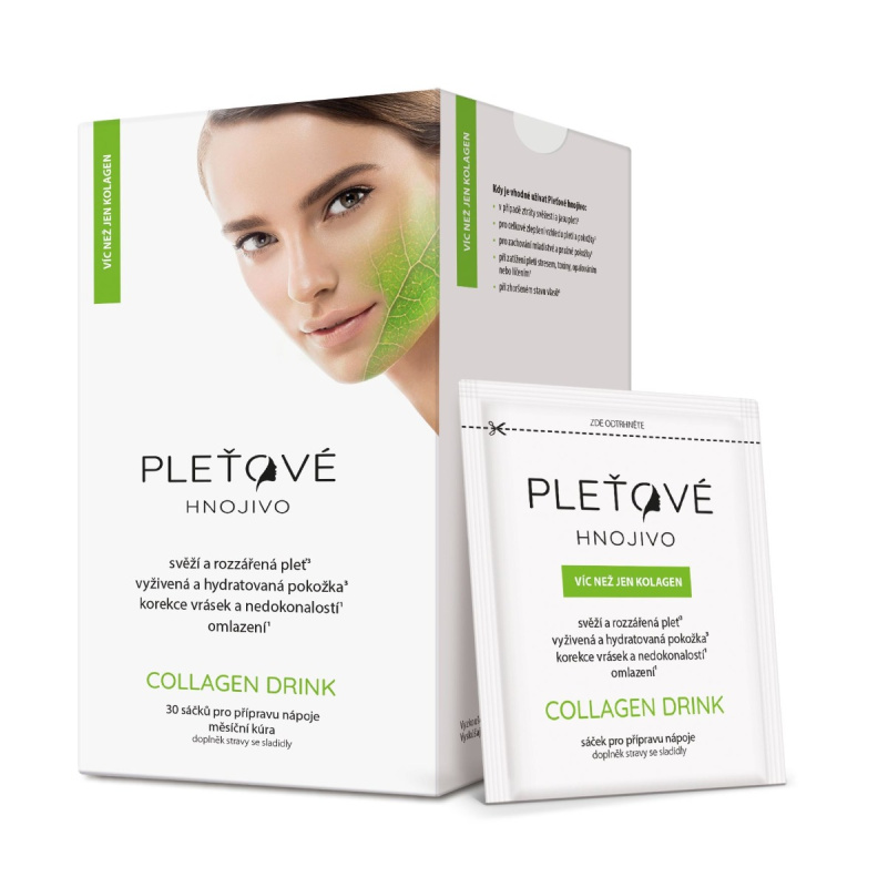 Pleťové hnojivo collagen drink, 30x8g
