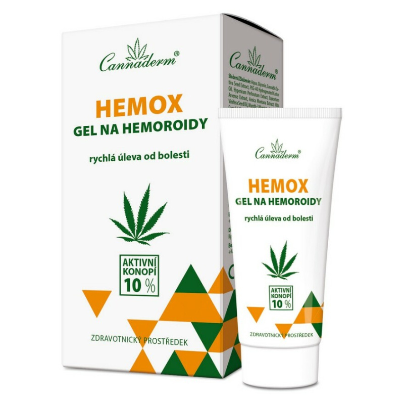 Cannaderm Hemox gel na hemoroidy, 40 ml