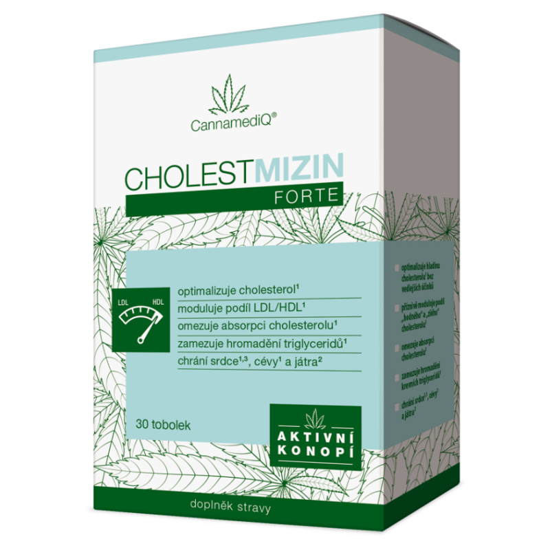 CannamediQ Cholestmizin Forte Počet kusů: 30