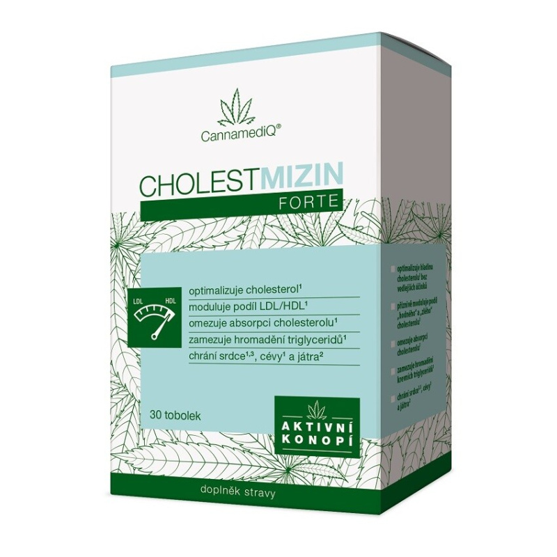 CannamediQ Cholestmizin Forte Počet kusů: 30
