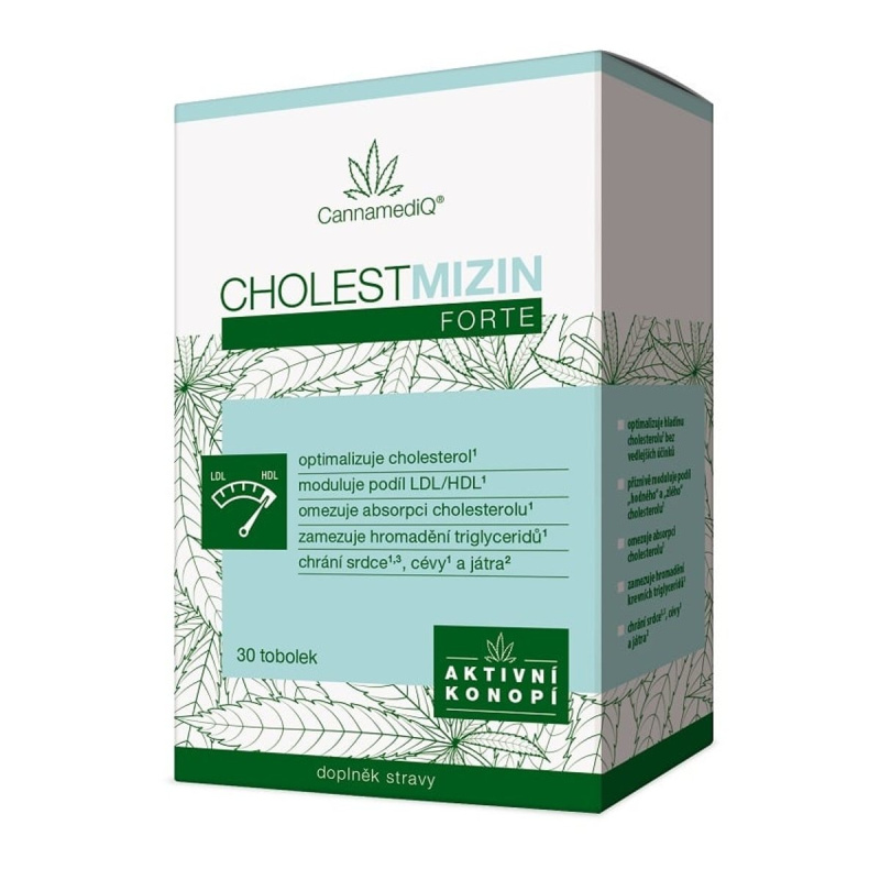CannamediQ Cholestmizin Forte Počet kusů: 30