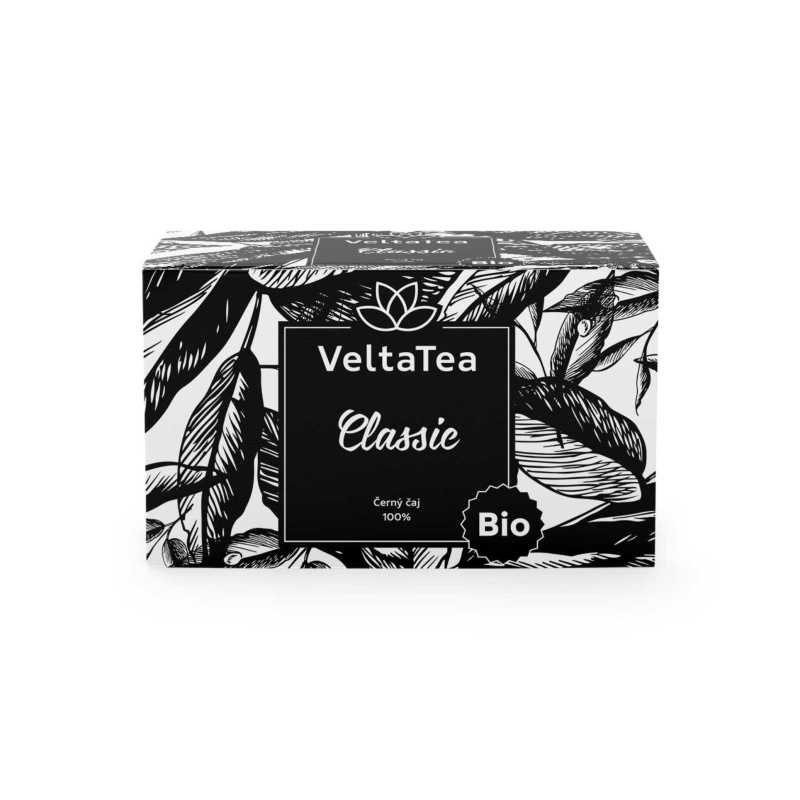 Velta Tea Černý čaj VeltaTea  - classic, bio, 20x 1,5 g
