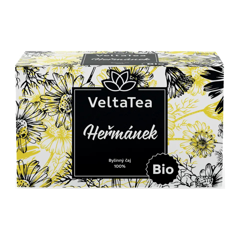 Velta Tea Bylinný čaj VeltaTea - heřmánkový, bio, 20 x 2 g