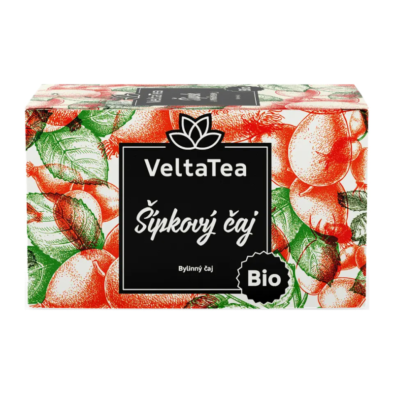 Velta Tea Bylinný čaj VeltaTea - šípkový, bio, 20 x 2 g