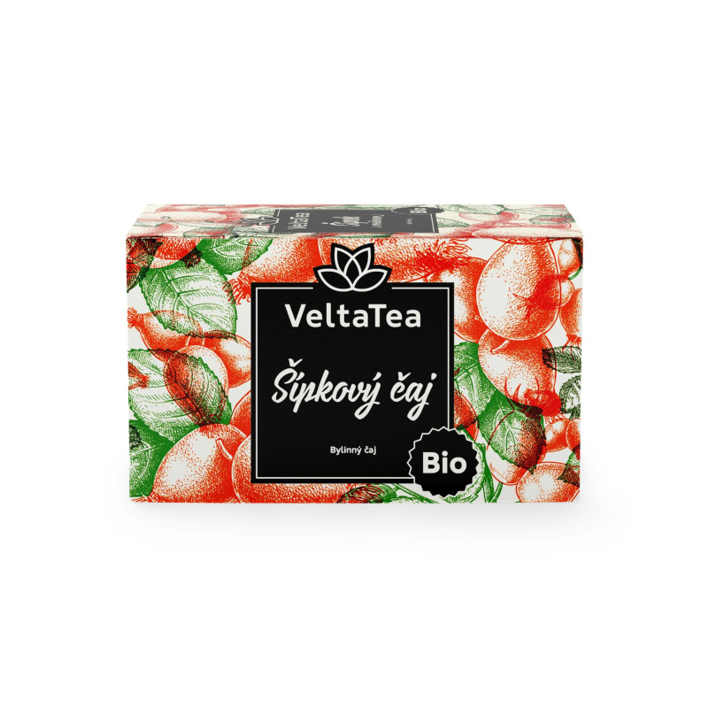 Velta Tea Bylinný čaj VeltaTea - šípkový, bio, 20 x 2 g