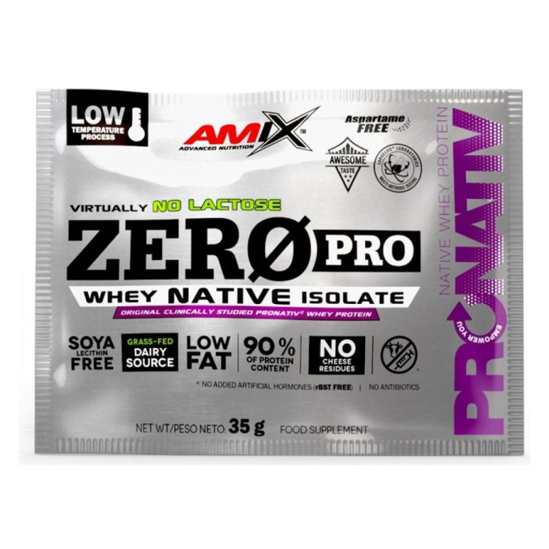 Amix ZeroPro Protein, TESTER 35 g Příchuť: Dark Cookies Cream