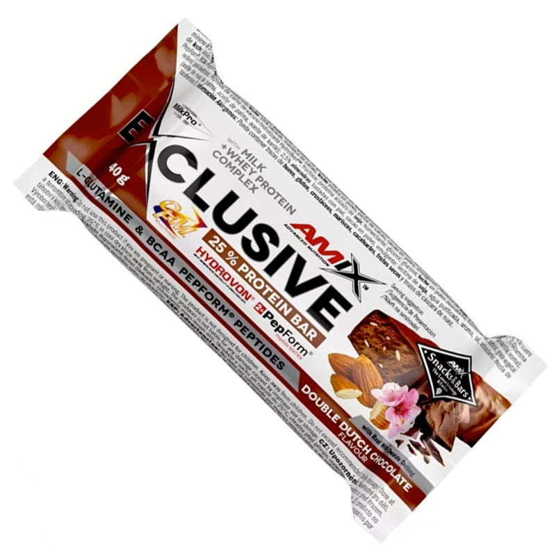 AMIX Exclusive Protein Bar, 85 g Příchuť: Čokoláda