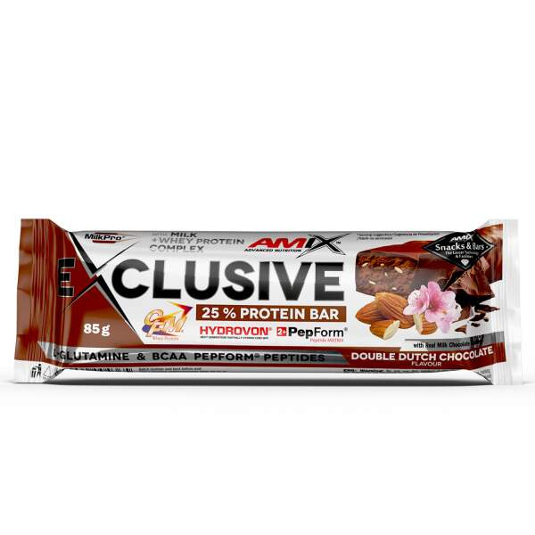 AMIX Exclusive Protein Bar, 85 g Příchuť: Čokoláda