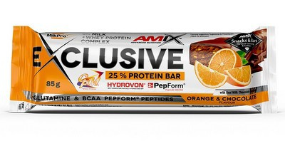 AMIX Exclusive Protein Bar, 85 g Příchuť: Čokoláda/Pomeranč