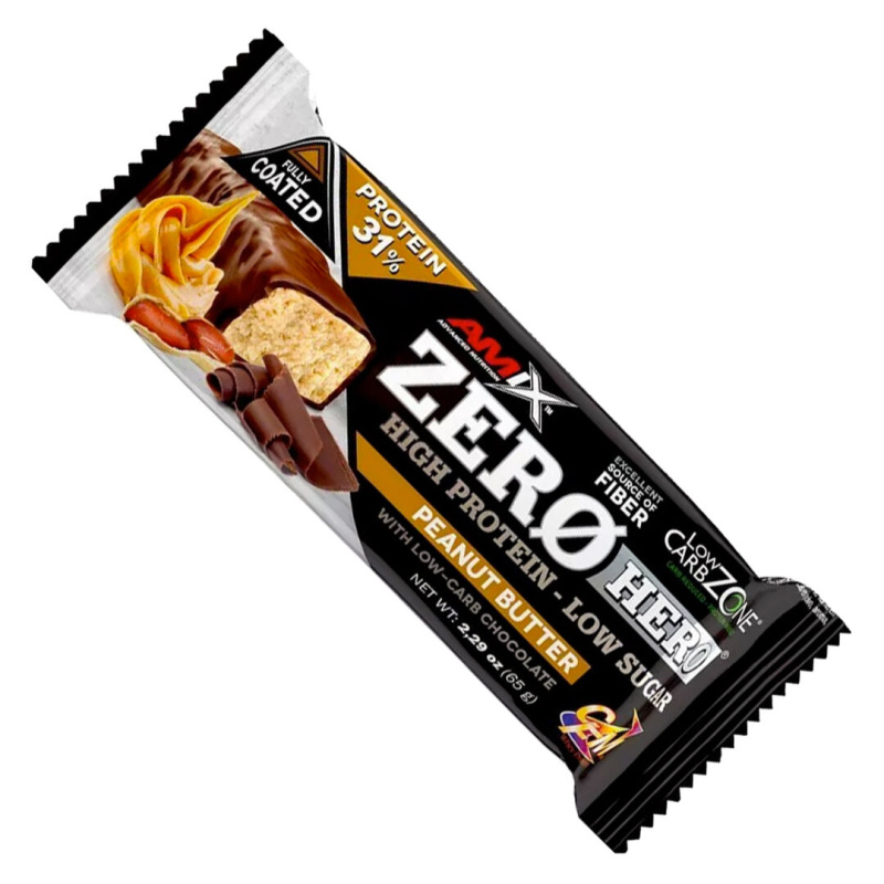 AMIX Zero Hero 31%, proteinová tyčinka, 65 g Příchuť: Mango