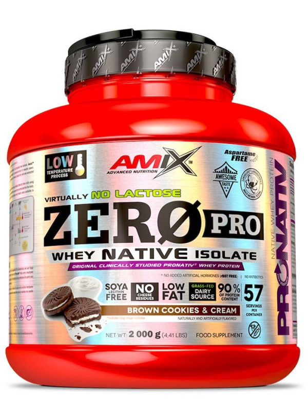 Amix ZeroPro Protein 2000 g Příchuť: Vanilkový cheesecake